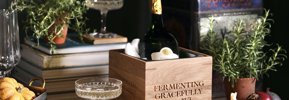 Never Just a Wine Cooler - Fermenting Gracefully styled table