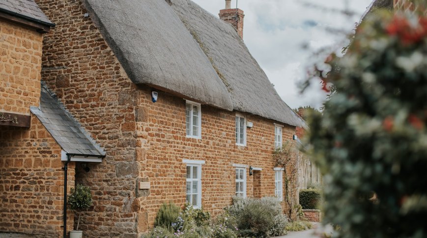 A thatched Strawtop cottage. Photo: Charlie & Josie Irons